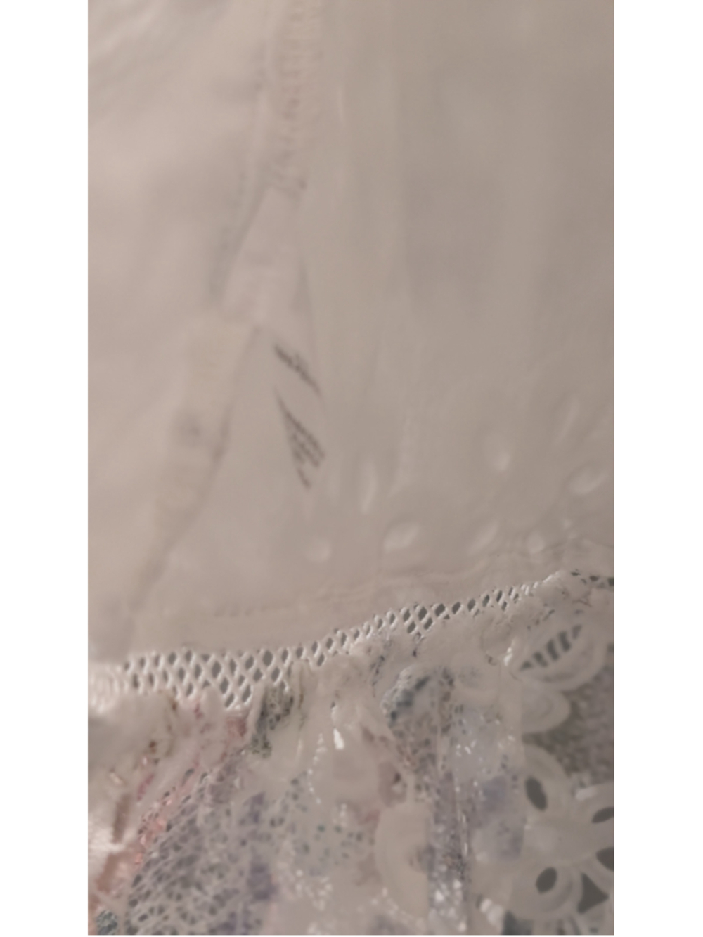 Arose Studio NWT Floral Lace Crochet Midi Maxi Dress White Pastel M $198 - Picture 12 of 13